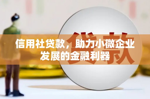 雁山信用社贷款，助力小微企业发展的金融利器