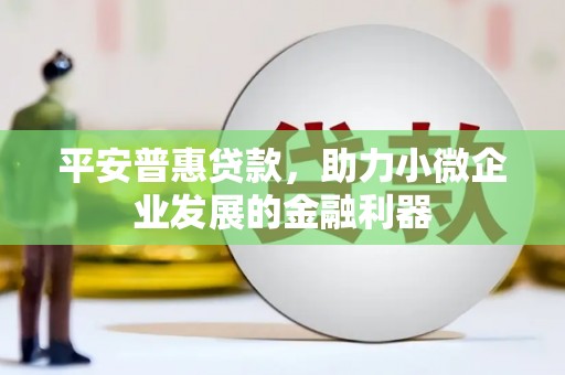 雁山平安普惠贷款，助力小微企业发展的金融利器